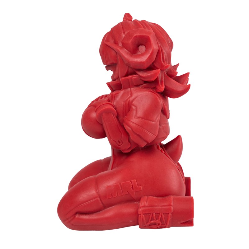 Red cyber android anime onahole torso, photo 2