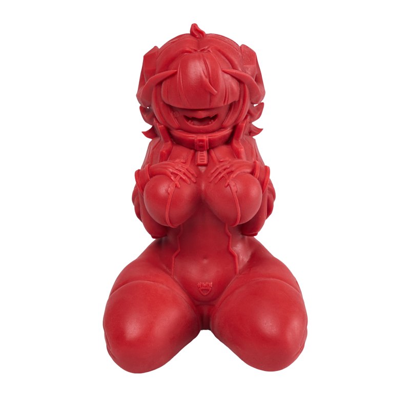 Red cyber android anime onahole torso, photo 9