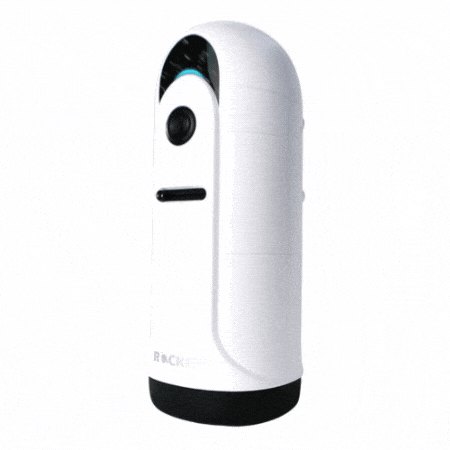 White rocket-shaped electric male masturbator, photo 1