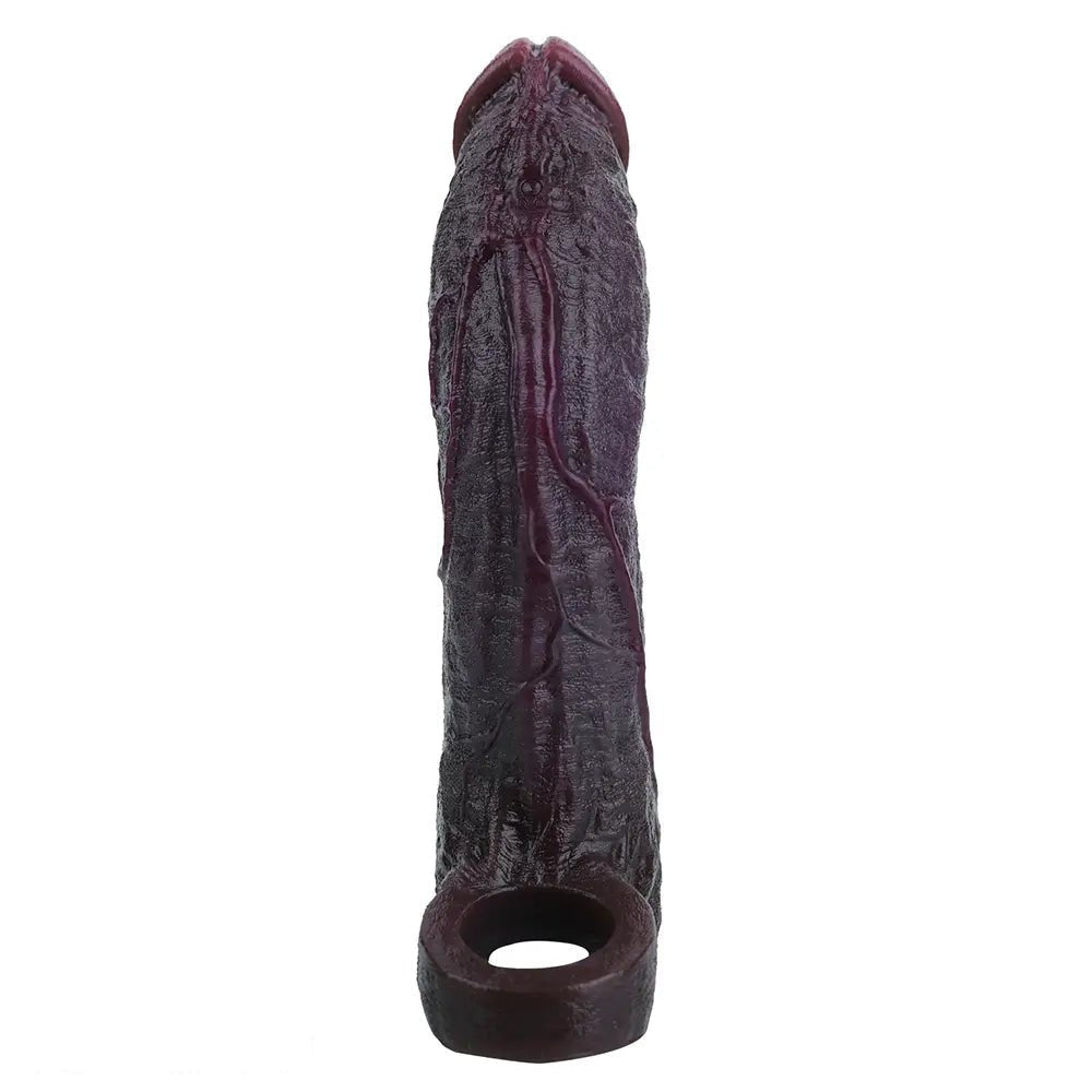 Coffee silicone realistic dildo with ring base, photo 10