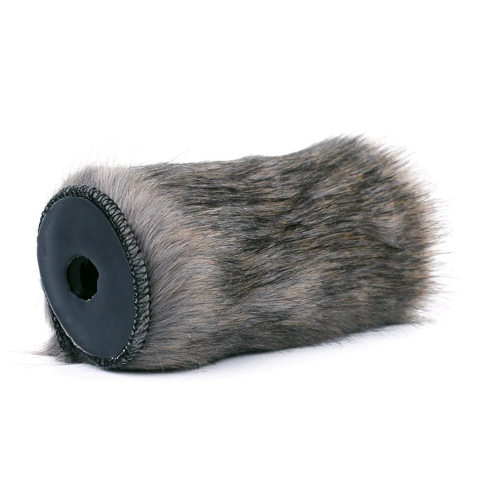 Dark brown furry ribbed male masturbator, photo 5