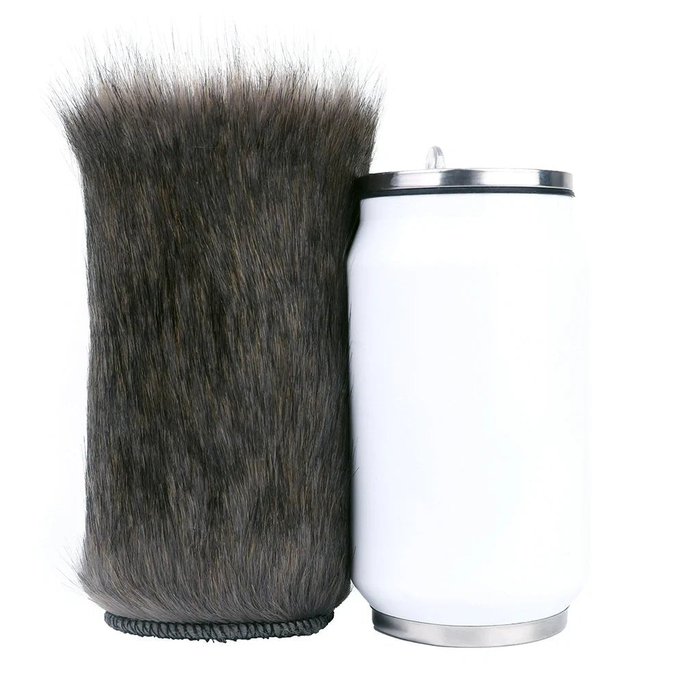 Dark brown furry ribbed male masturbator, photo 8