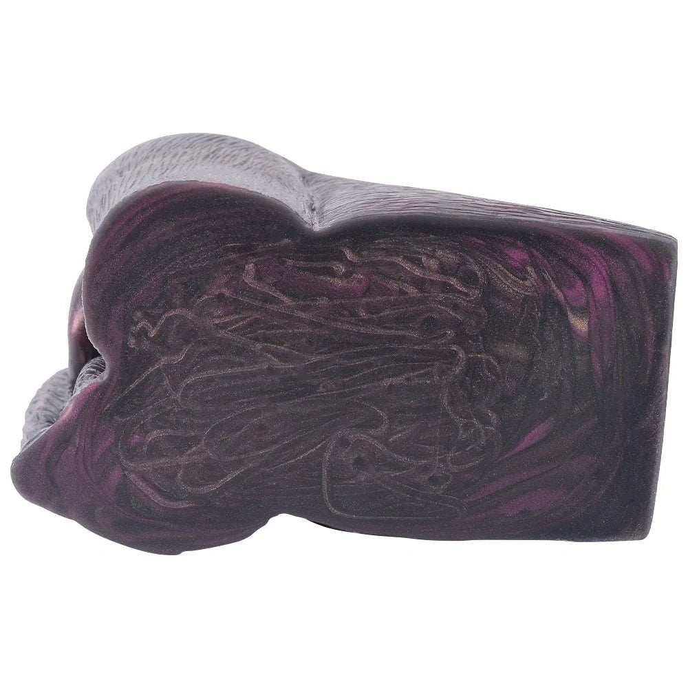 Dark near-black dual channel masturbator, photo 10