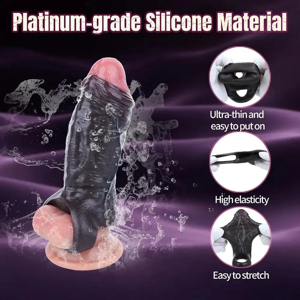 Coffee silicone open head extender sleeve, photo 3
