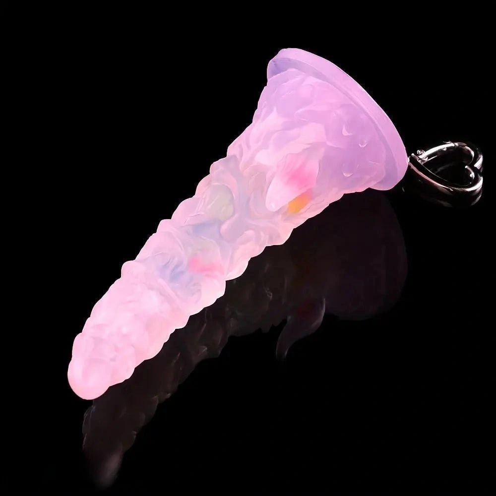 Deer horn charm dildo with keychain clip, photo 15