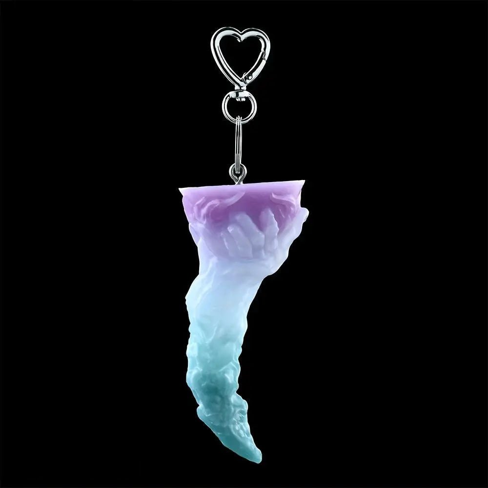 Deer horn charm dildo with keychain clip, photo 5