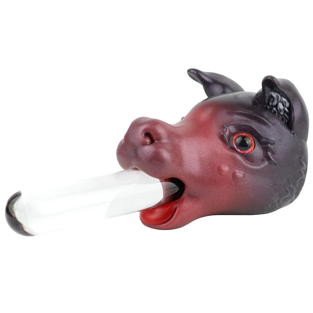 Demon boar head masturbator with red eye and burgundy muzzle, photo 5