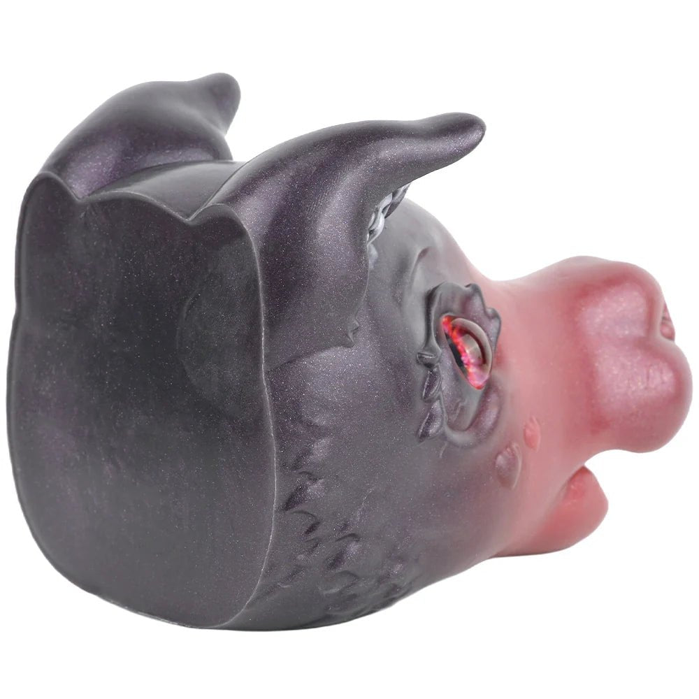 Demon boar head masturbator with red eye and burgundy muzzle, photo 7