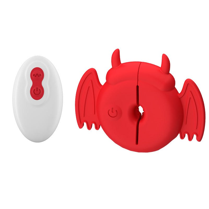 Red devil wing vibrating nipple clamps, photo 6