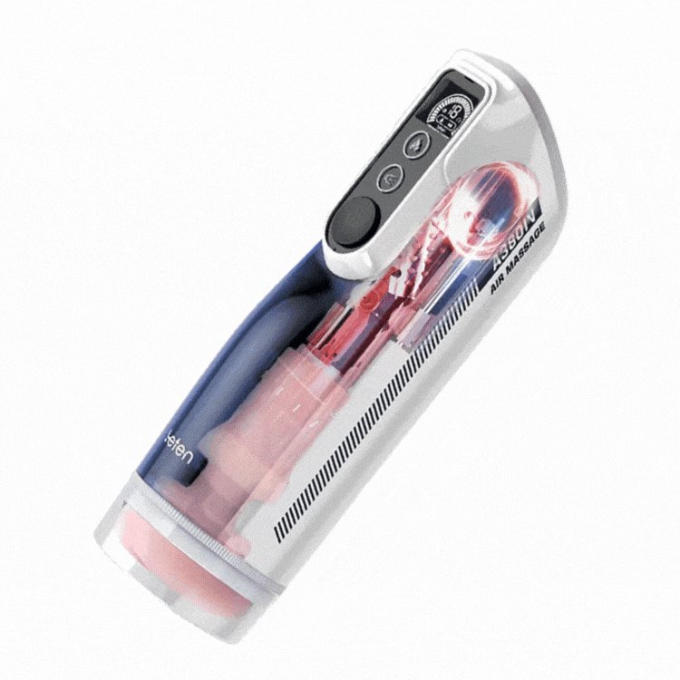 White digital male masturbator, photo 1