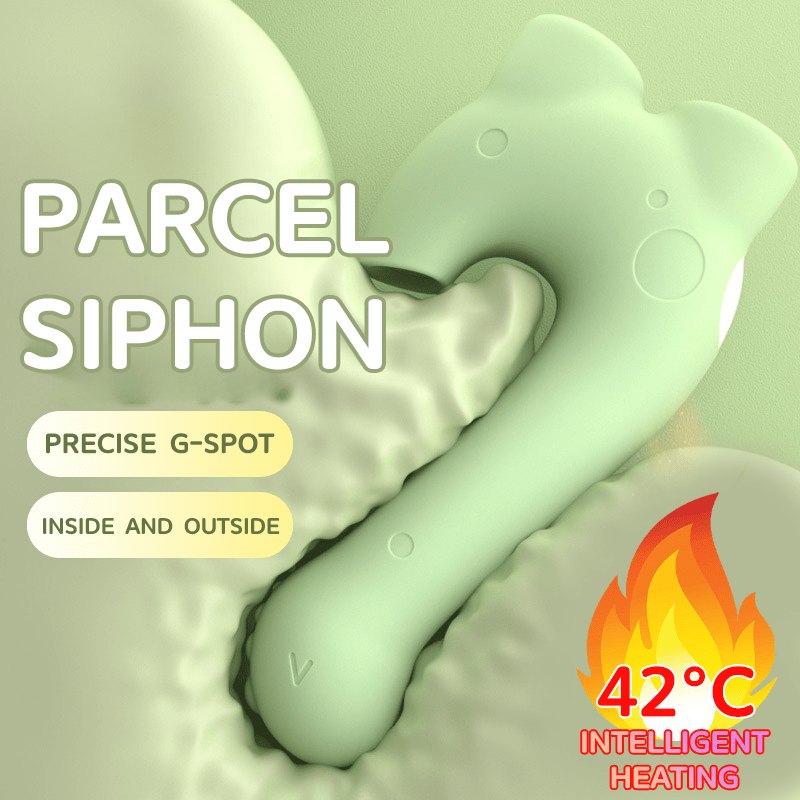 Dinosaur shaped suction and heating vibrator, photo 3