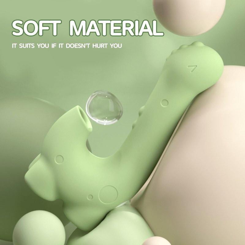 Dinosaur shaped suction and heating vibrator, photo 6