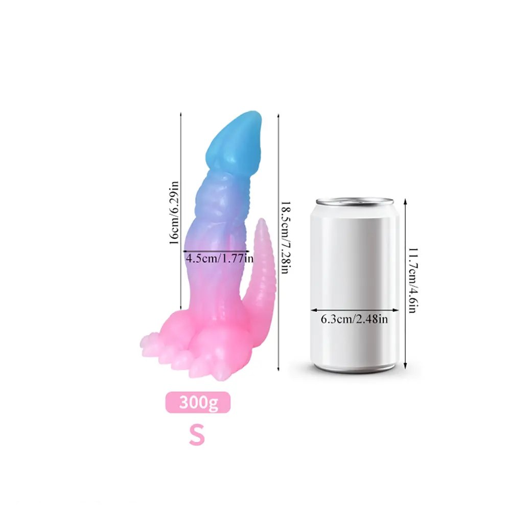 luminous dinosaur creature fantasy silicone dildo