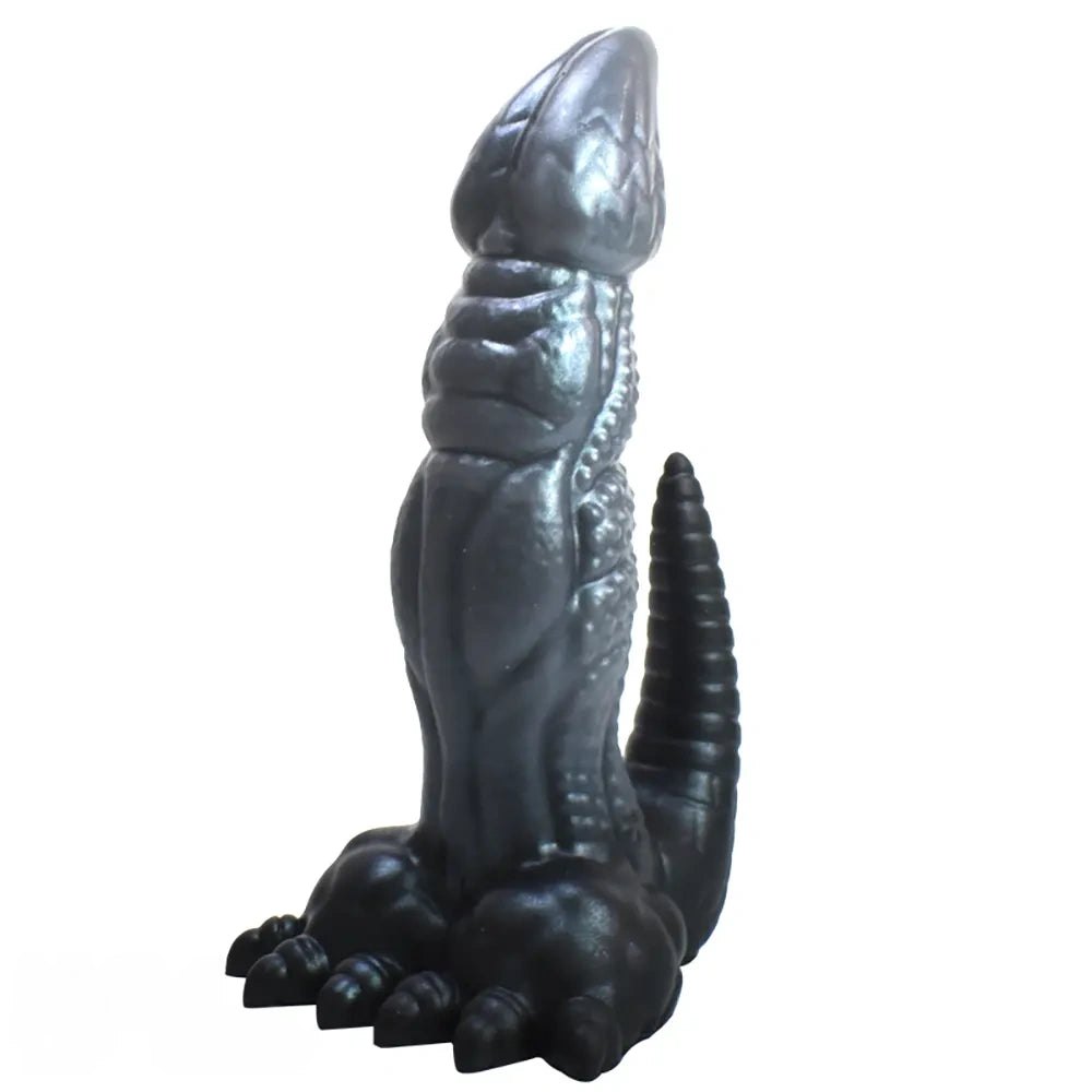 non-luminous A dinosaur creature fantasy silicone dildo