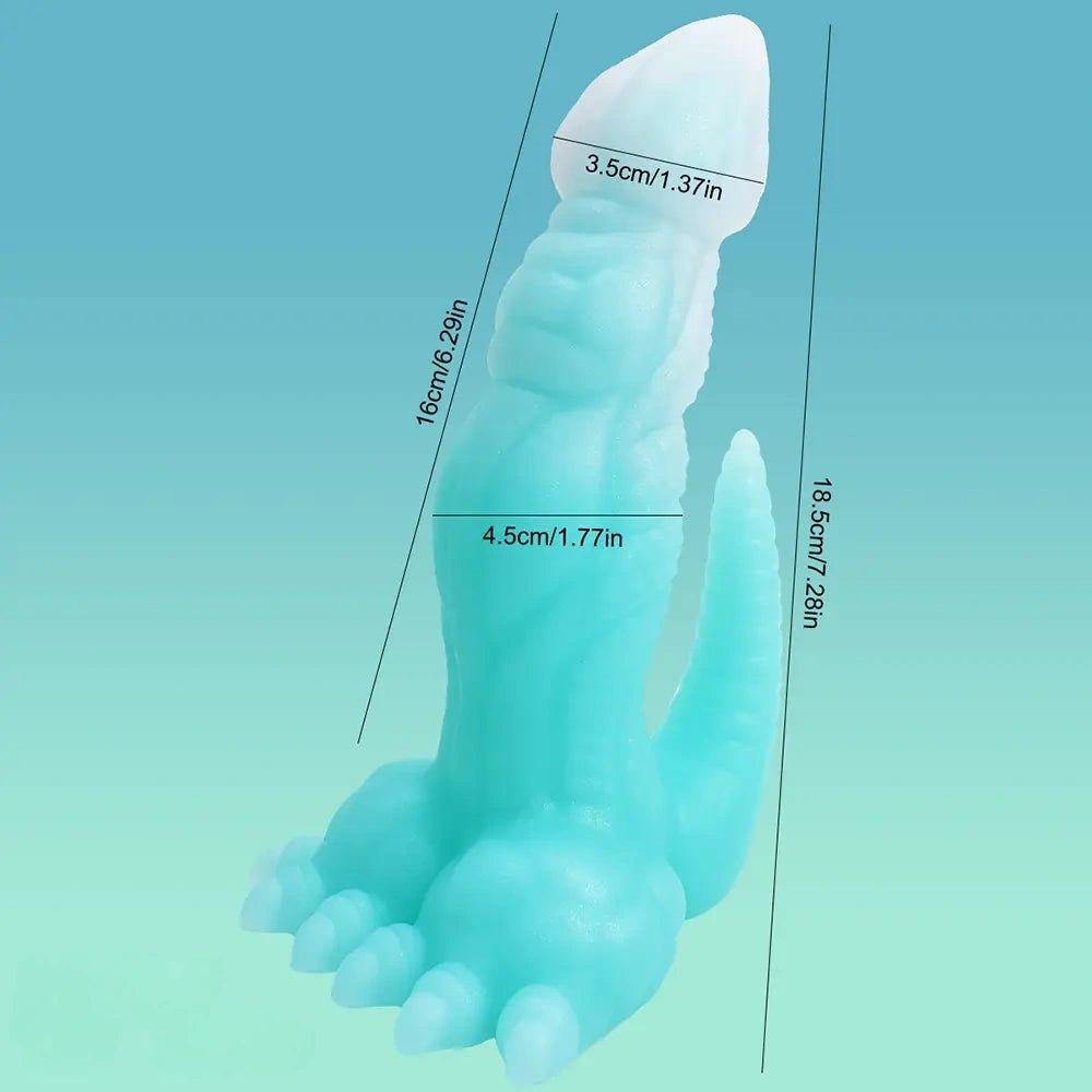 Dinosaur creature fantasy silicone dildo, photo 9