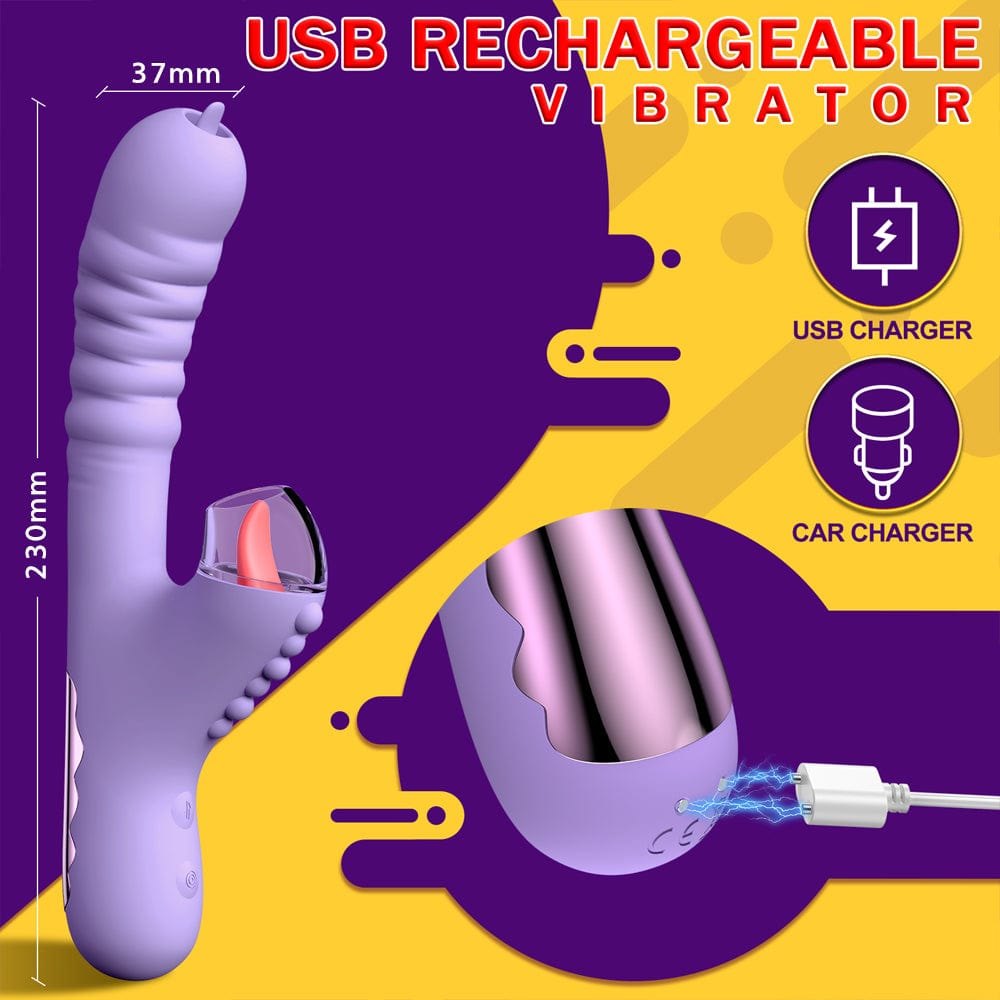 Dinosaur-inspired dual rabbit vibrator, photo 11