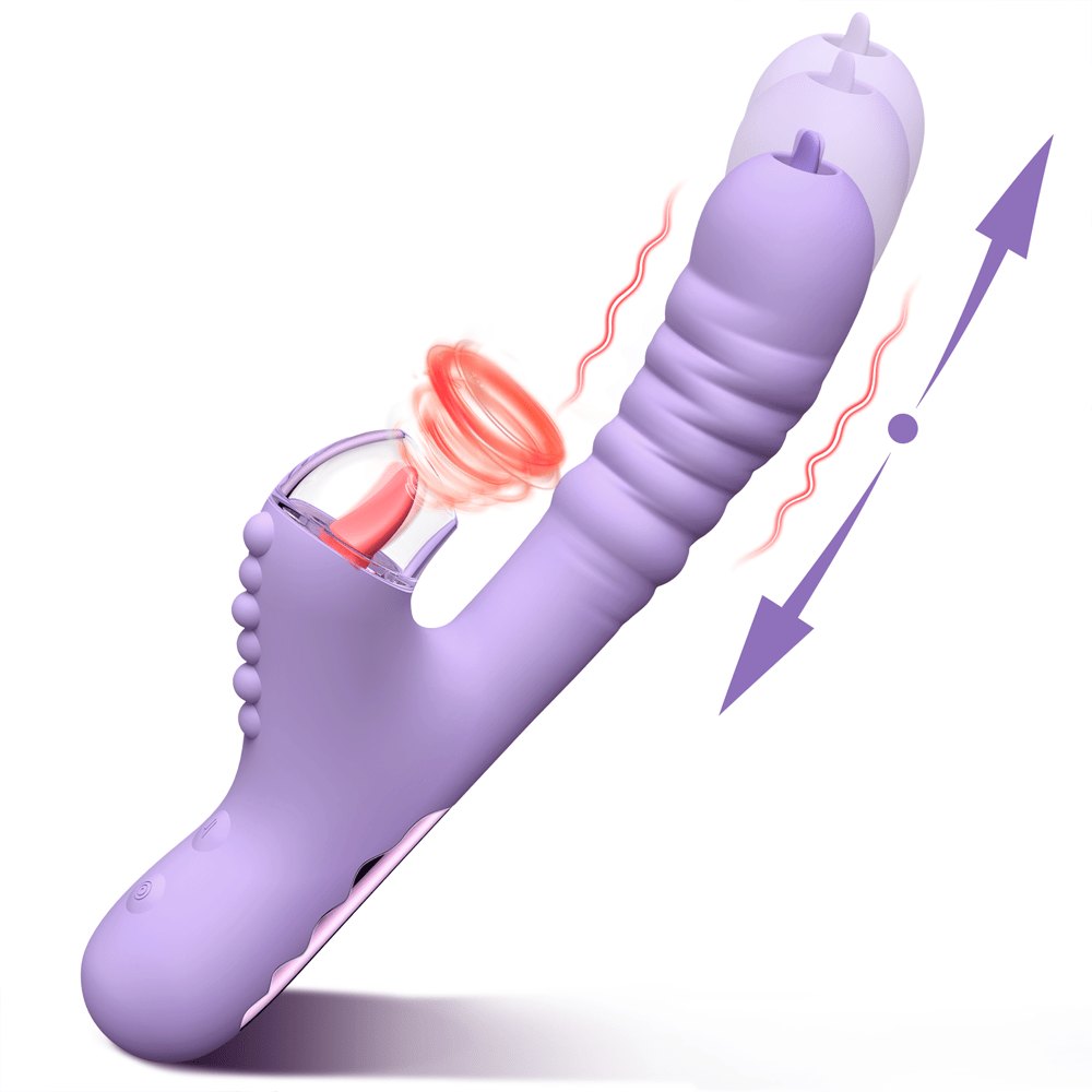 Dinosaur-inspired dual rabbit vibrator, photo 2