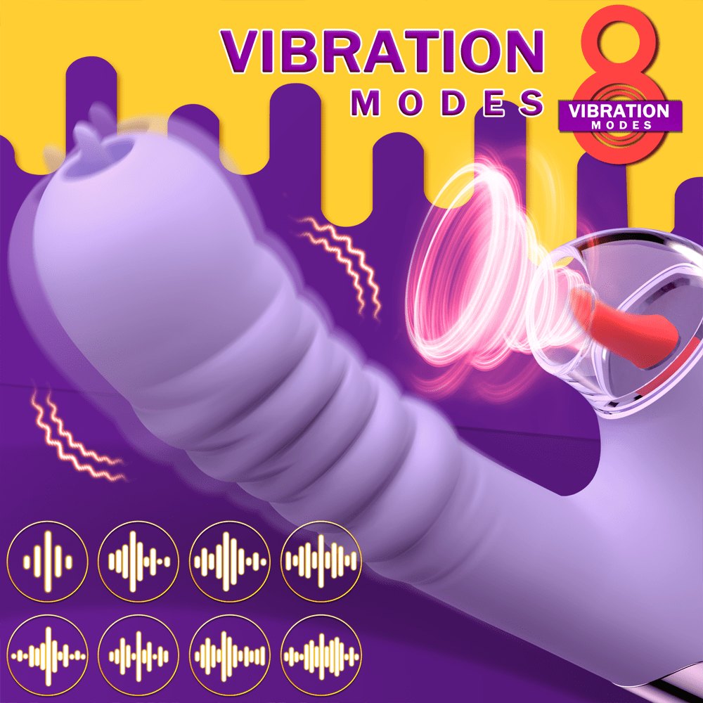 Dinosaur-inspired dual rabbit vibrator, photo 8
