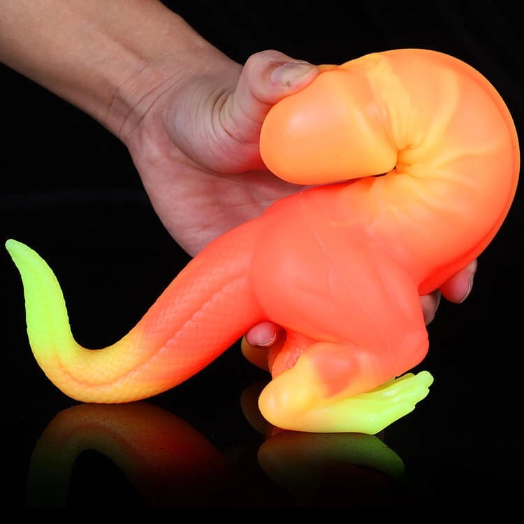 #3 dinosaur silicone fantasy dildo