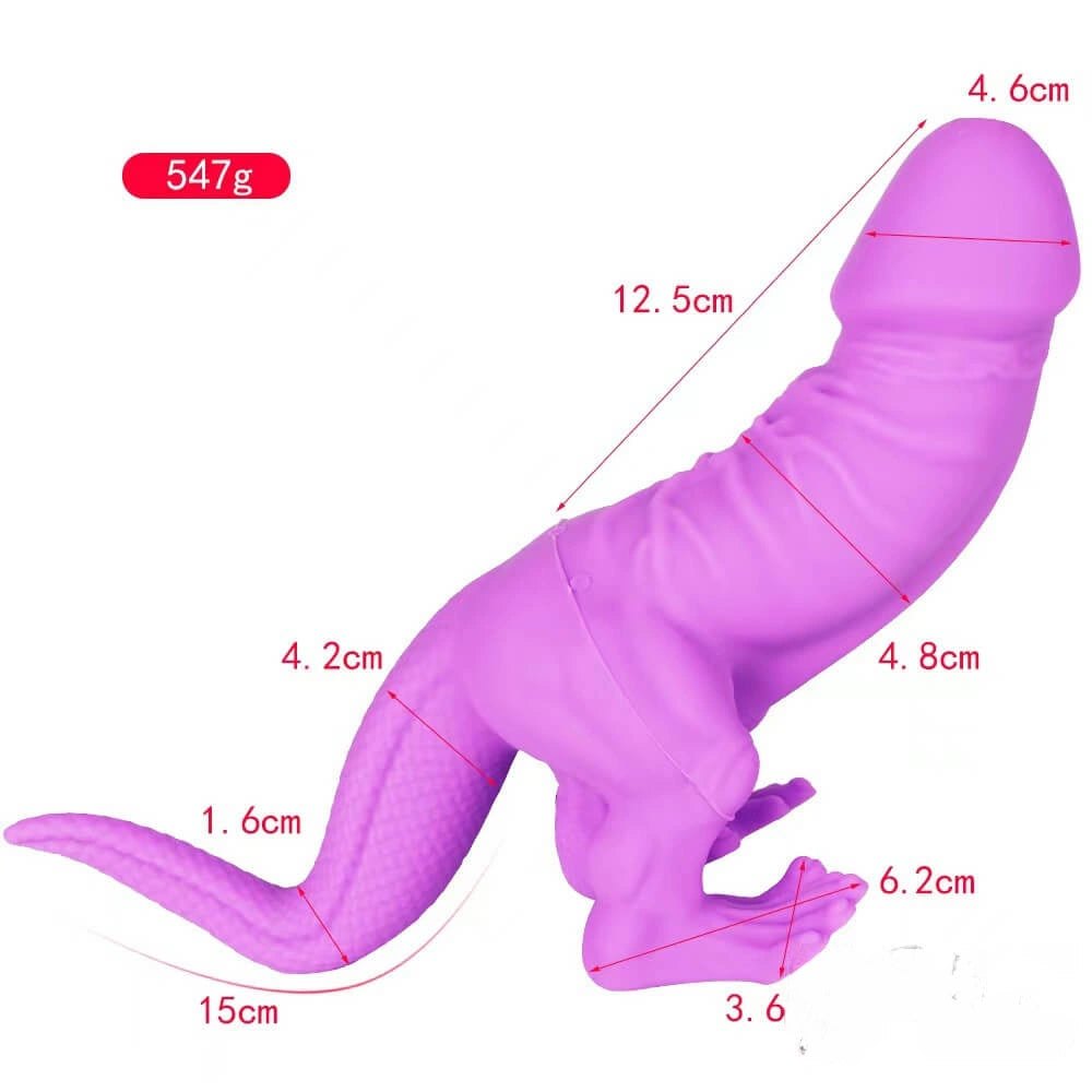 Dinosaur silicone fantasy dildo, photo 2