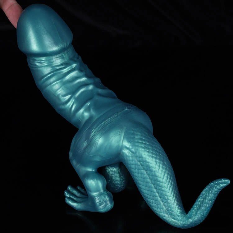 Dinosaur silicone fantasy dildo, photo 3