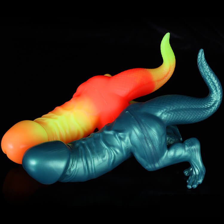 Dinosaur silicone fantasy dildo, photo 5