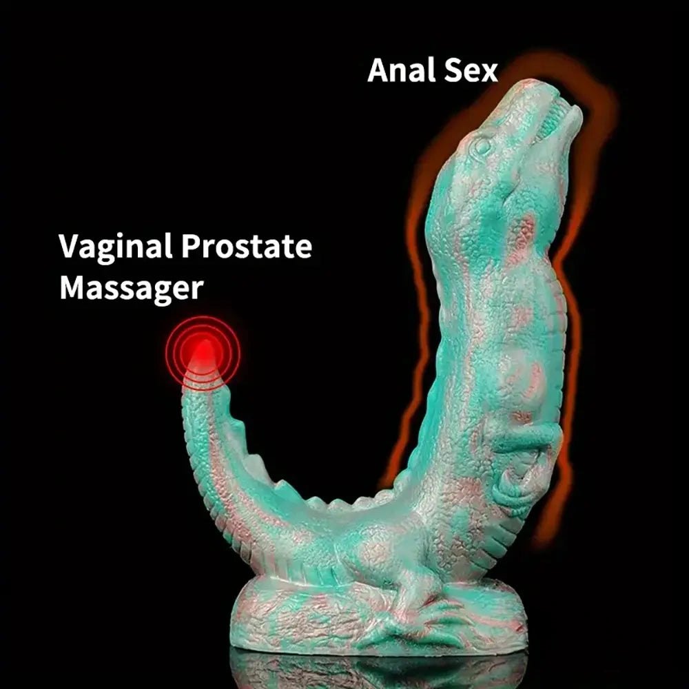 Dinosaur-shaped fantasy dildo, photo 7