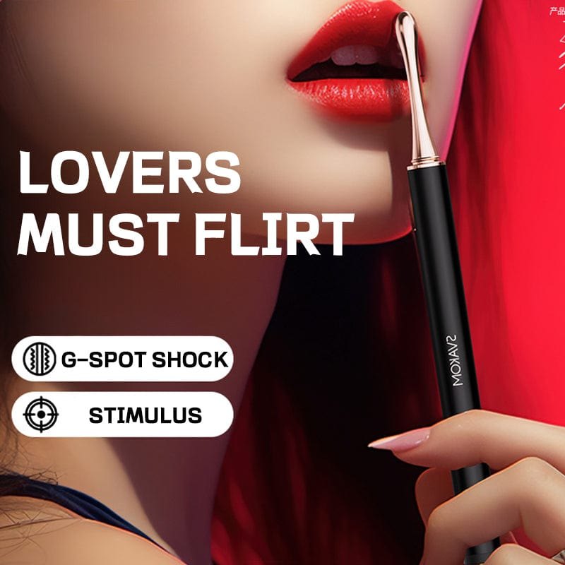 Black and rose gold pen-shaped bullet vibrator, photo 2