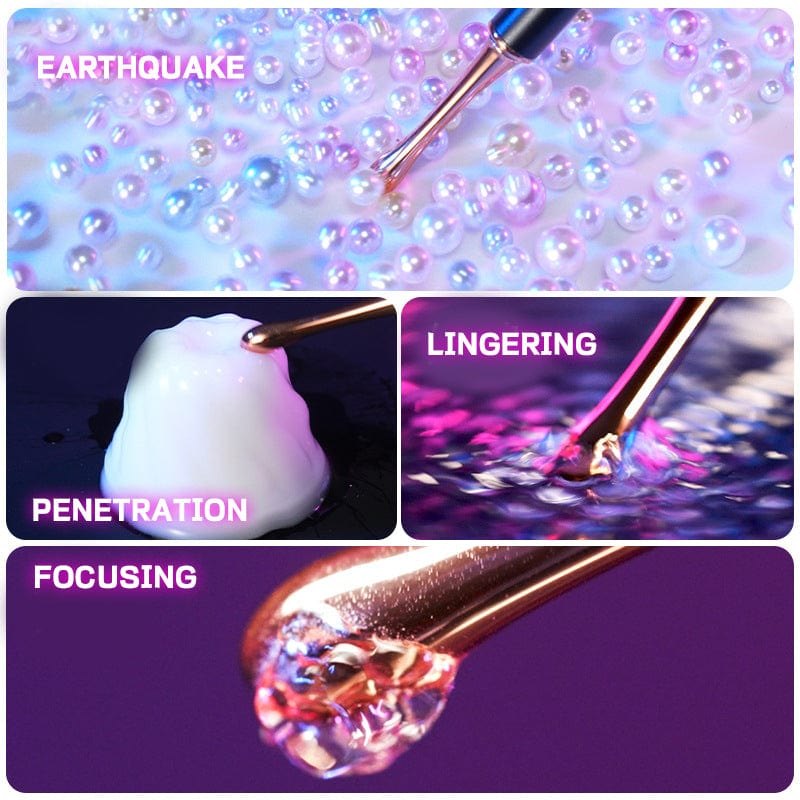 Black and rose gold pen-shaped bullet vibrator, photo 5