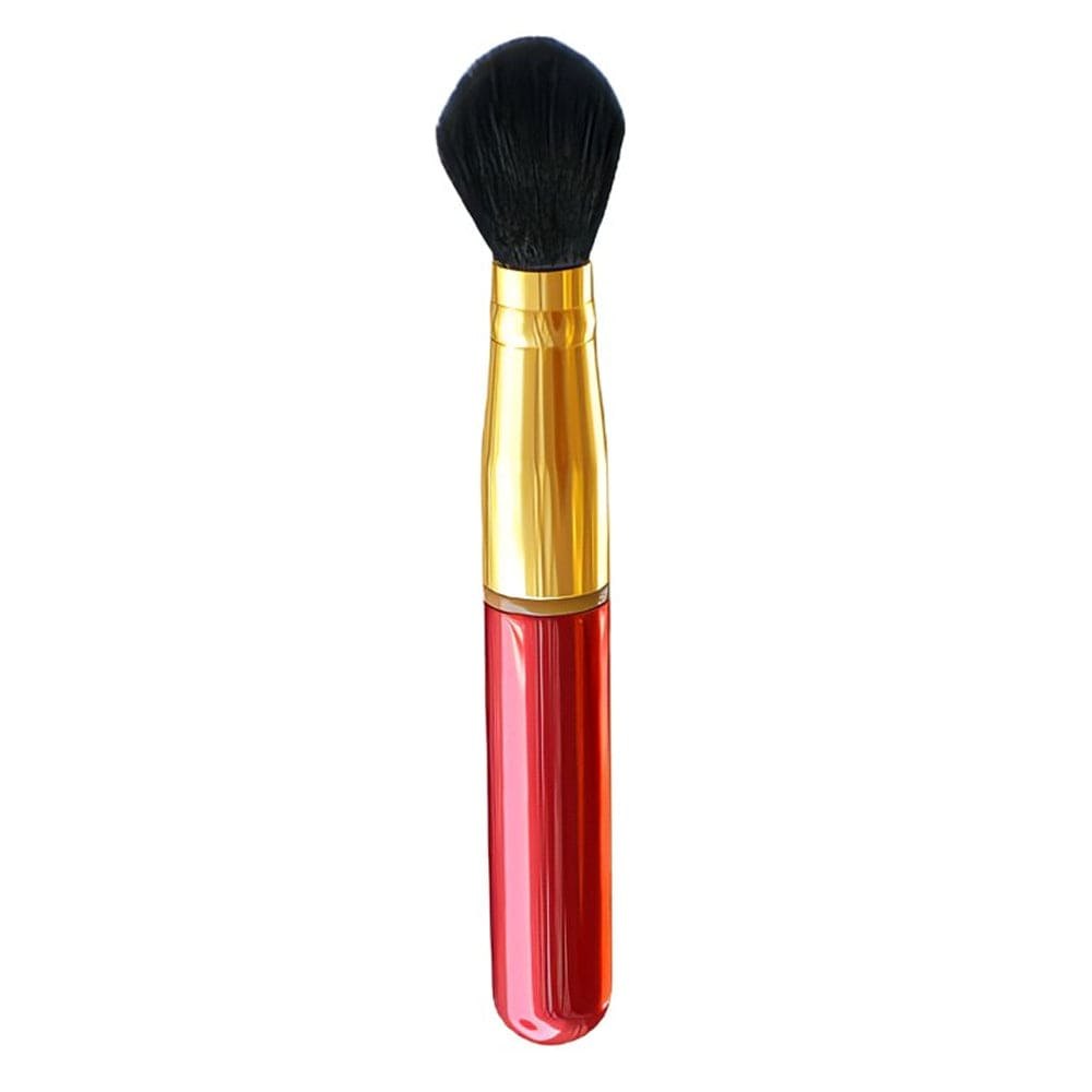 Red and gold disguised makeup brush vibrator, photo 1