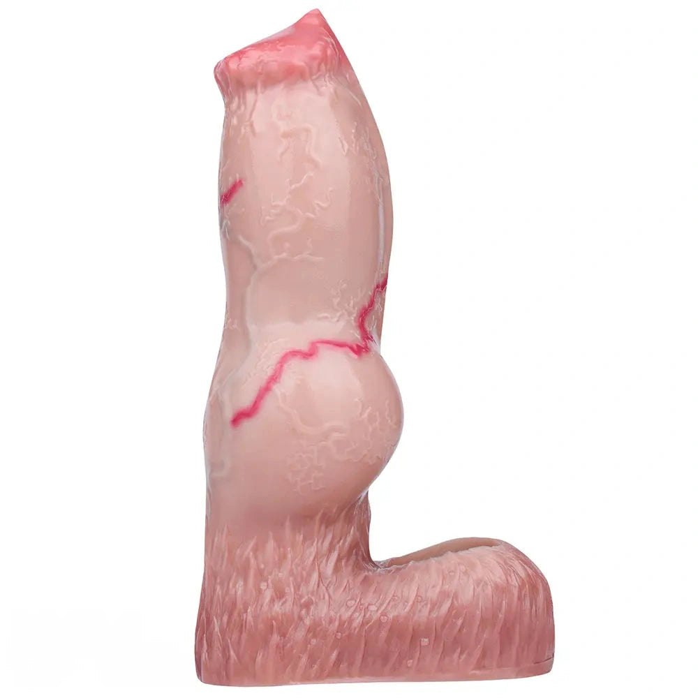 Flesh silicone dog dildo sleeve, photo 10