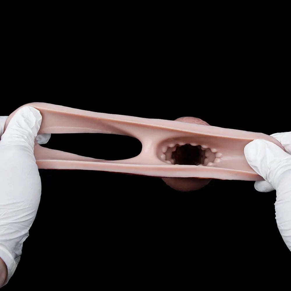 Flesh silicone dog dildo sleeve, photo 9