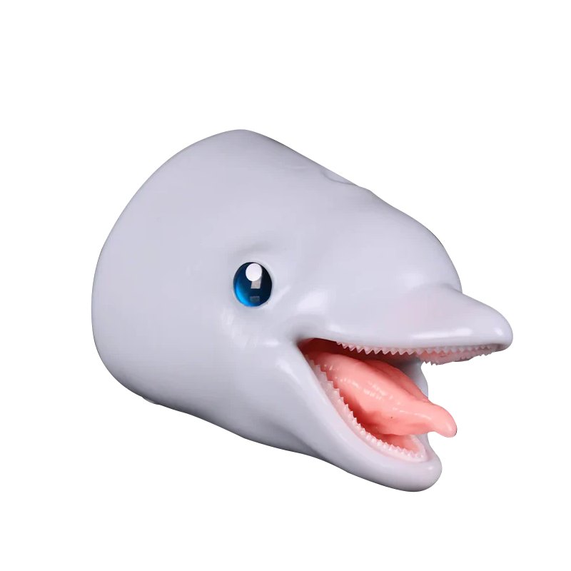 Gray dolphin head male masturbator, photo 1