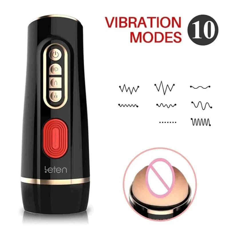 Black double airbag suction masturbator, photo 4