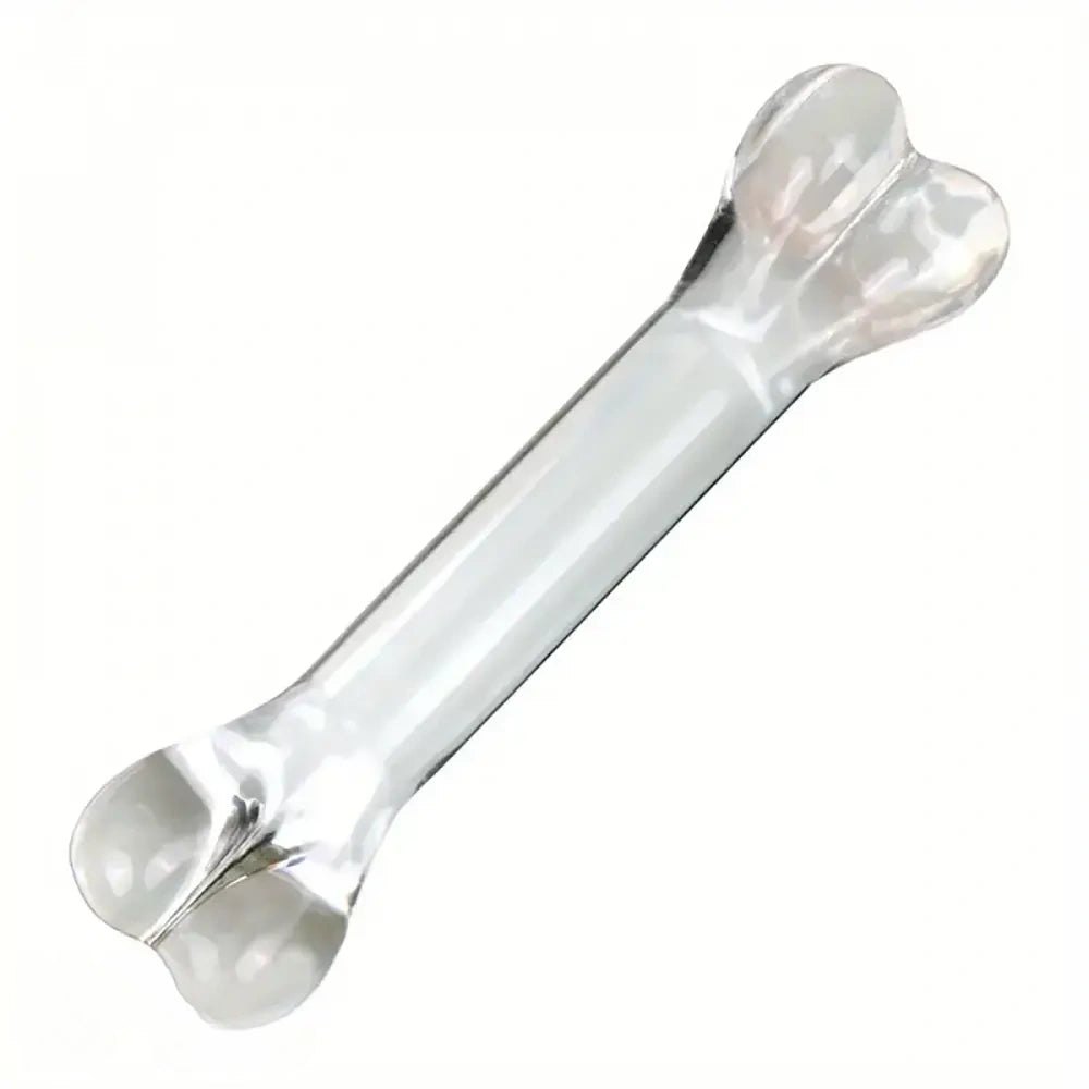 Clear glass double-ended plug, photo 10