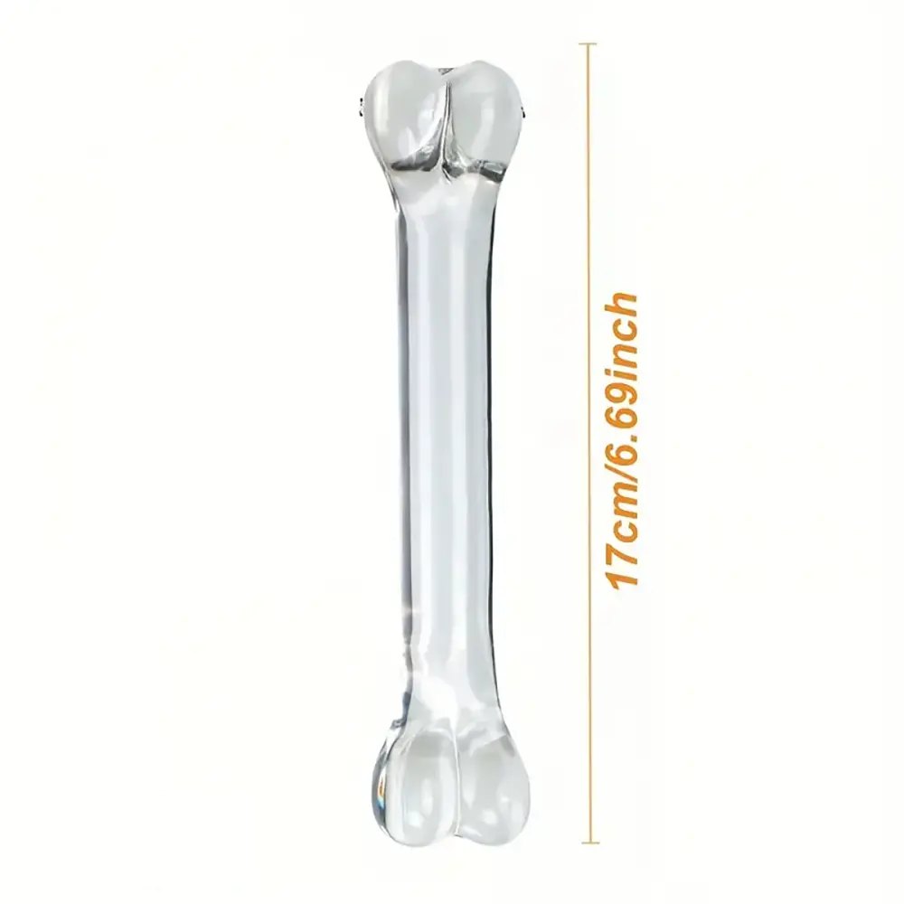 Clear glass double-ended plug, photo 11