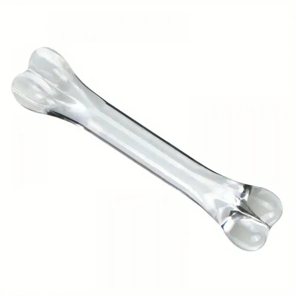 Clear glass double-ended plug, photo 3