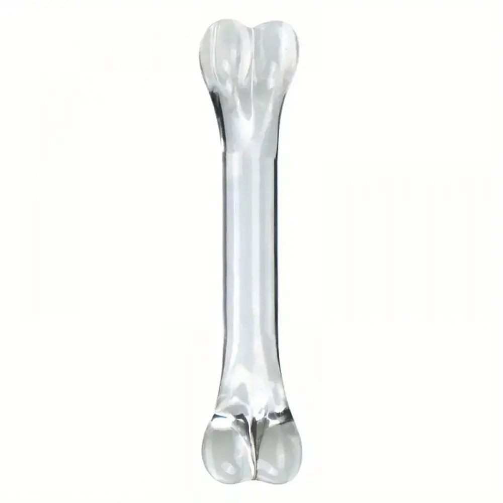 Clear glass double-ended plug, photo 5