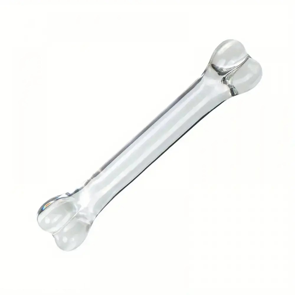 Clear glass double-ended plug, photo 6