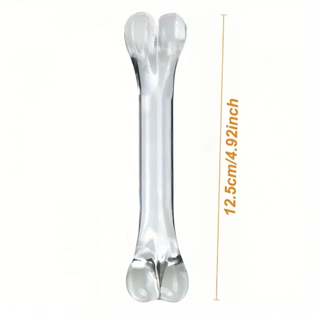 Clear glass double-ended plug, photo 7