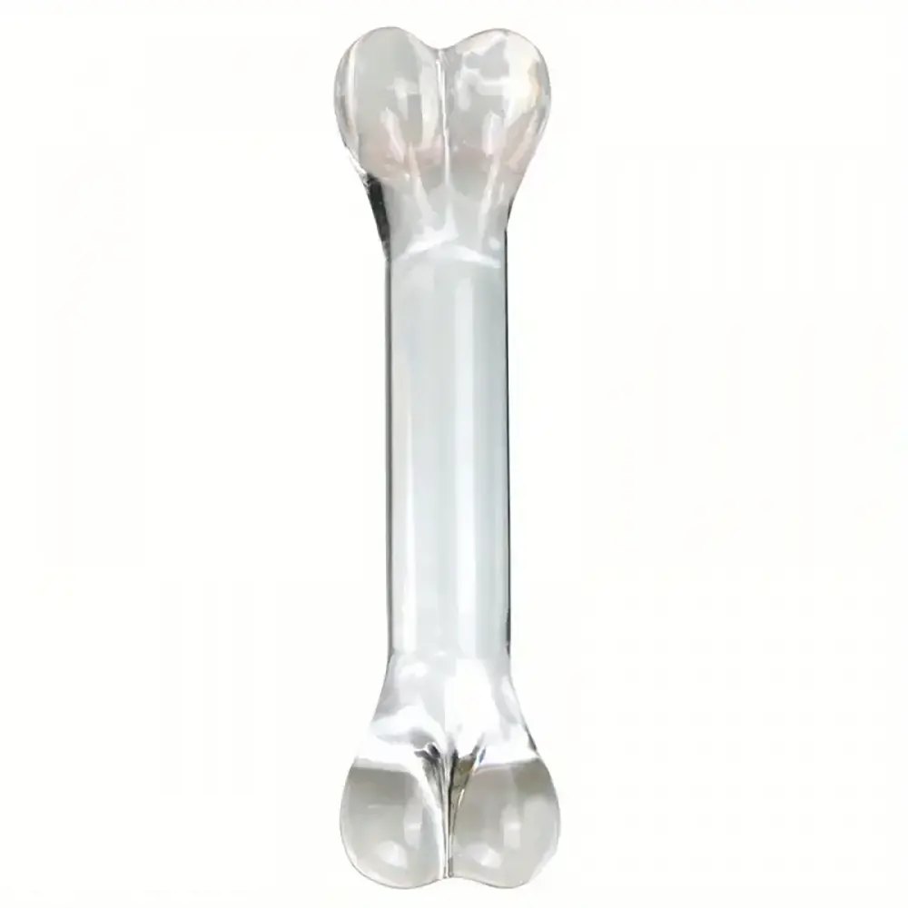 Clear glass double-ended plug, photo 9