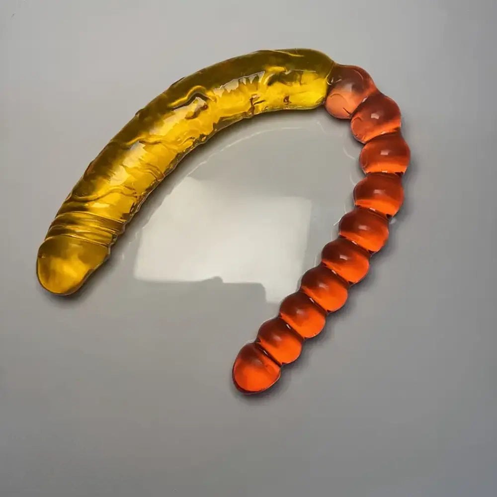 Double-ended jelly dildo, photo 10