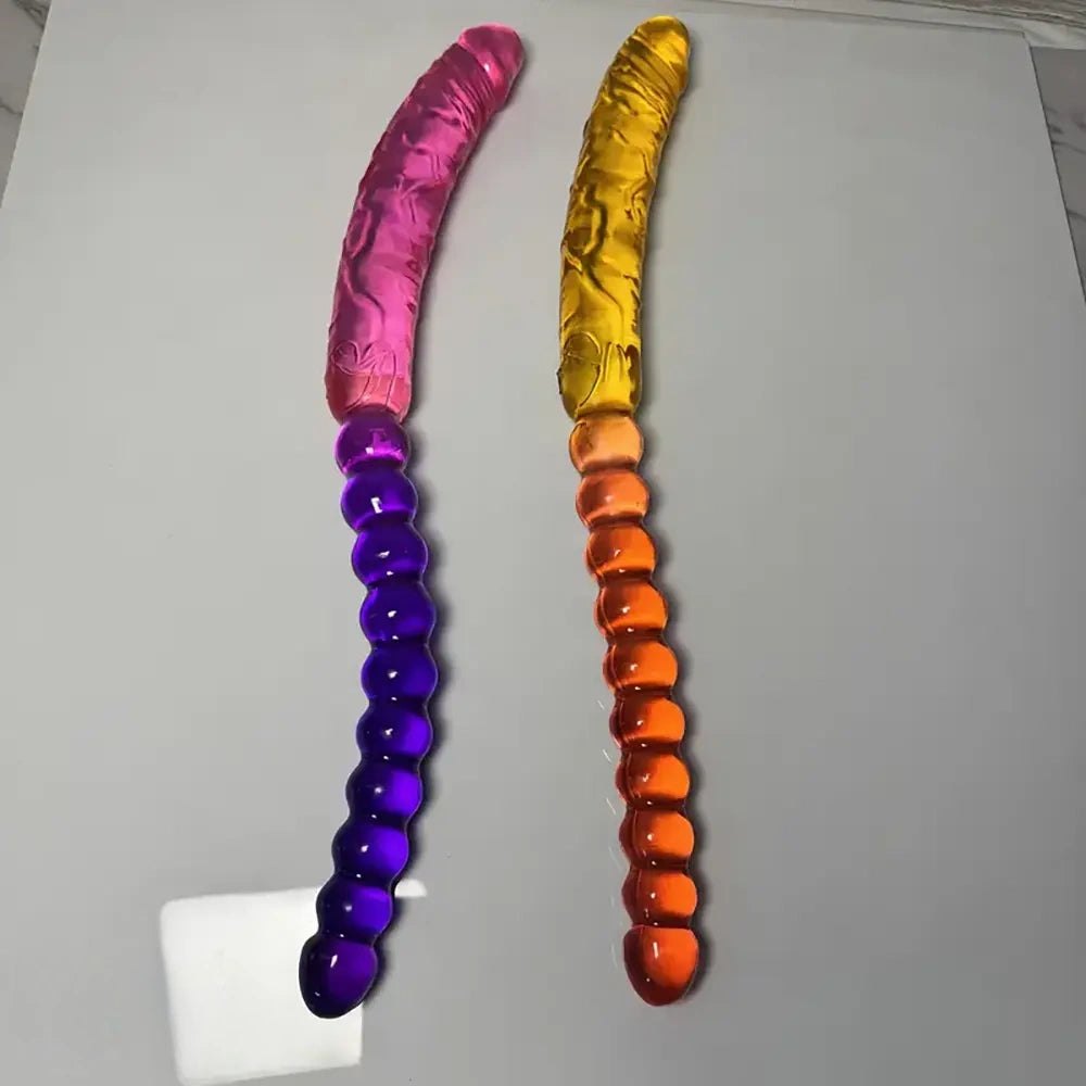 Double-ended jelly dildo, photo 2