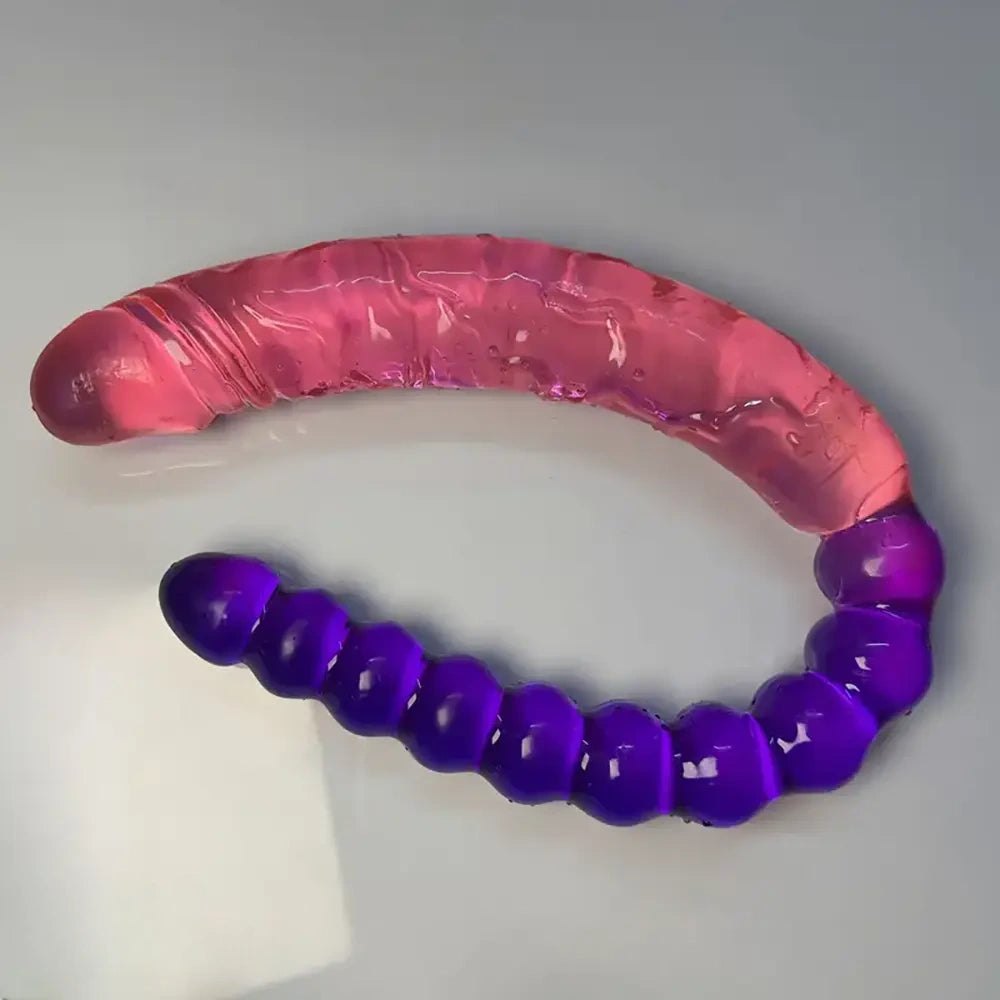 Double-ended jelly dildo, photo 6