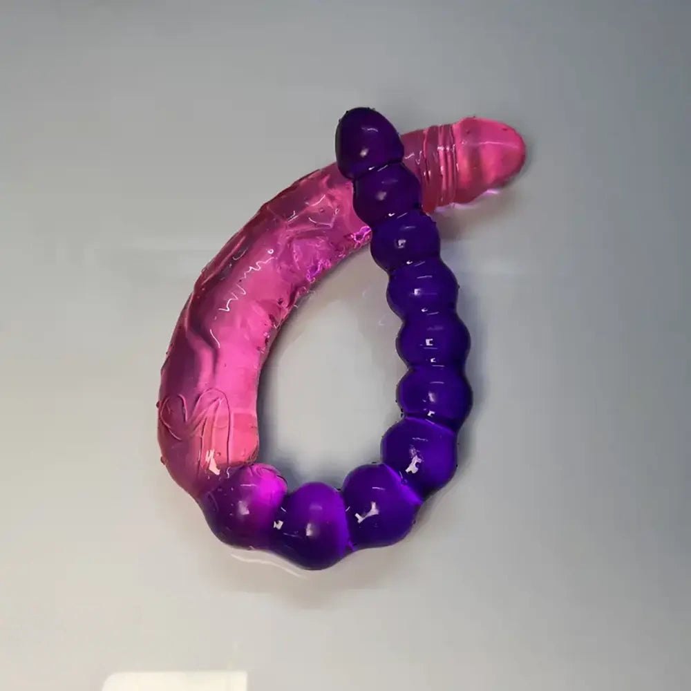 Double-ended jelly dildo, photo 7