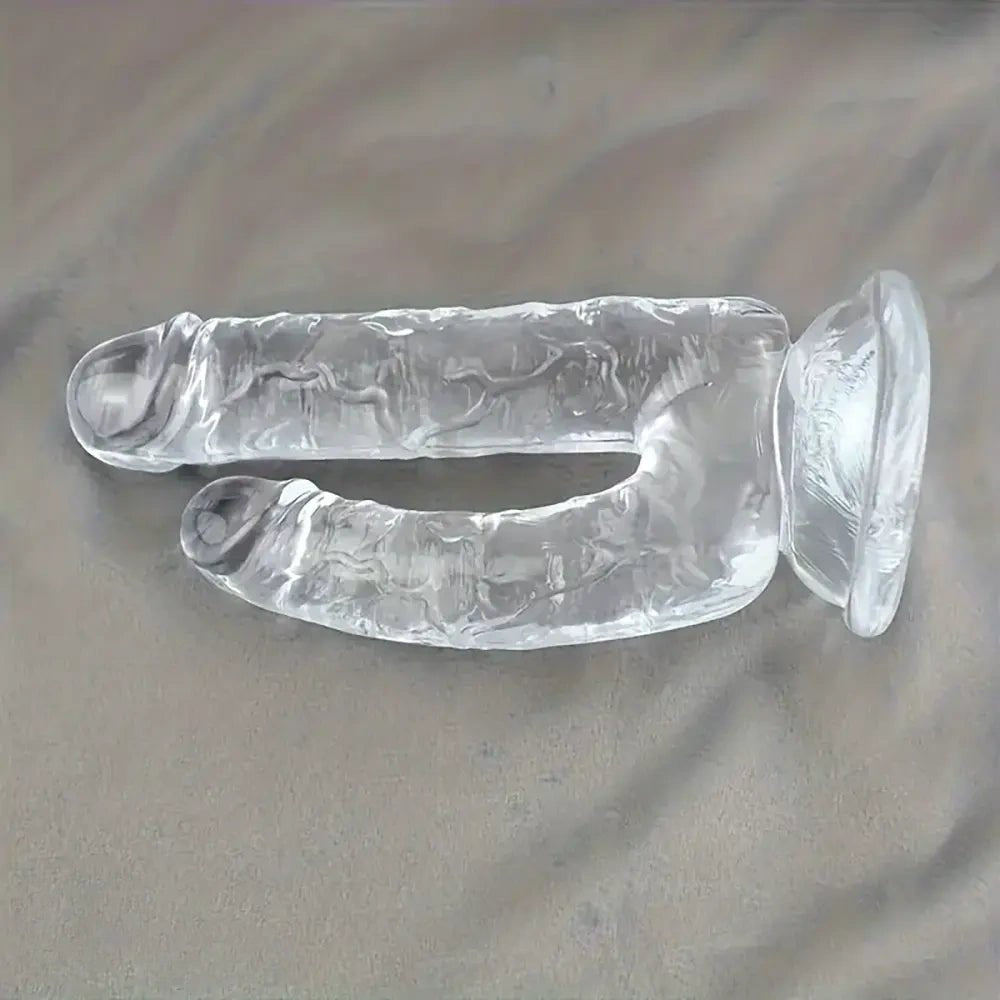 Double-ended realistic pvc dildo, photo 3