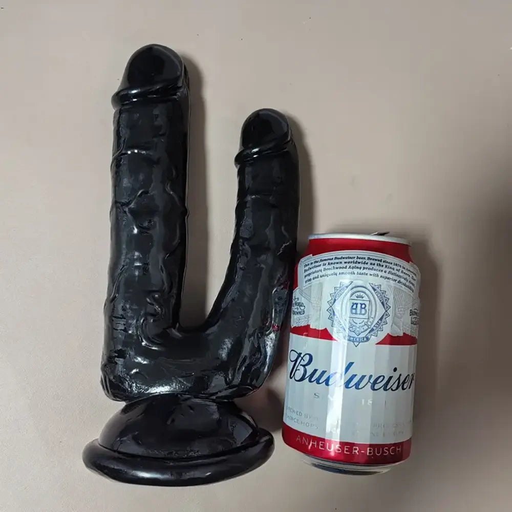 Double-ended realistic pvc dildo, photo 4
