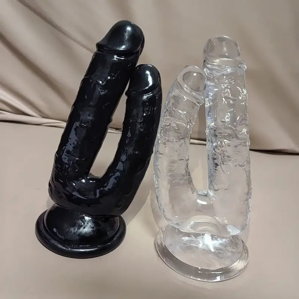 Double-ended realistic pvc dildo, photo 5