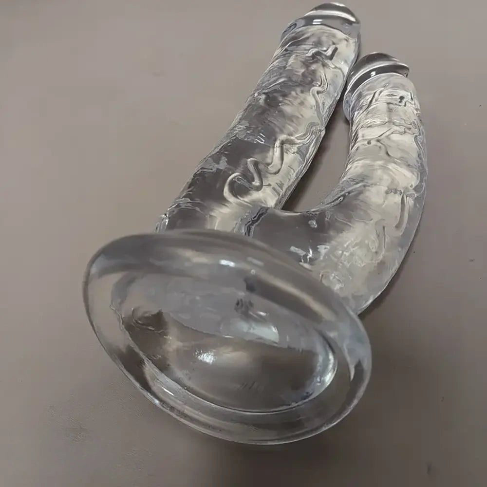 Double-ended realistic pvc dildo, photo 7