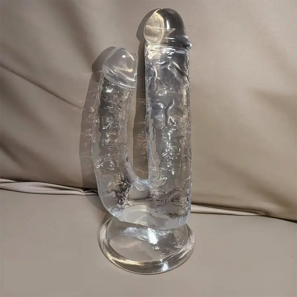 Double-ended realistic pvc dildo, photo 8